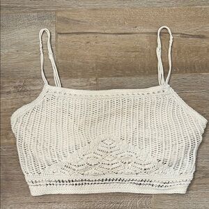 Abercrombie & Fitch Crochet Crop Top